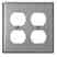 Leviton 84016-40 Duplex Wallplate