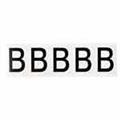 Brady 9714-B 97 Series Number & Letter Card