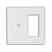 Leviton 80479-W Comb Wallplate