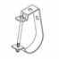 Cooper B-line B3690-2ZNPLT Cooper B-Line  Adjustable J Hanger