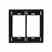 Leviton 41290-DME W/plt D/g Bz Mod Mm Blk