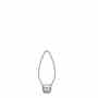 Philips Lighting BC60B13 / CL / L BC60B13/CL/L 60 Watt Incandescent Bulb Clear Blunt Tip