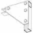 Cooper B-line B137ZN Cooper B-Line  Four Hole Corner Gusset Plate