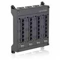 Leviton 476TM-612 Twist & Mount Patch Panel 12 CAT 6 Ports