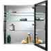 Broan 72SS304D Stainless Steel Cabinet With Beveled Edge Mirror