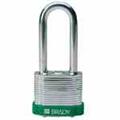 Brady 99533 BRA  PADLOCK GREEN