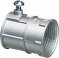 Arlington 2411 Zinc Combination Coupling; Fits 3/4 inch EMT