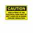 Brady 84828 Electrical Hazard Sign