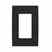 Leviton REWP1-OB Renu 1 Gang Wallplate Onyx Black