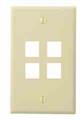Leviton 45080-4IP Wallplate