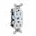 Leviton M8200-R Lev Lok 15a Hospital