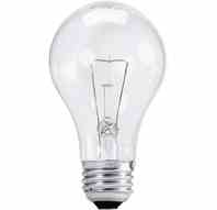 Philips Lighting 75A / CL / LL 120V 12 / 2 75A/CL/LL 120V 12/2 75 Watt Bulb A19 Clear Incandescent Turkiye
