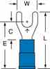 3m MV14-8FK 3M  Vinyl Insulated Brazed Seam Fork Terminal Turkiye