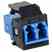 Leviton 41085-SLE Adpt Qp Lc Blue/Black Turkiye
