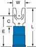 3m MNG14-8FLK 3M  16 to 14 AWG Locking Fork Nylon Turkiye