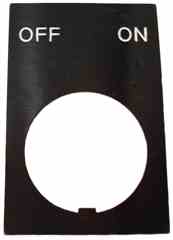 Eaton E22NSP42 22mm Legend Plate Turkiye