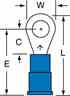 3m MV14-10RK 3M  Vinyl Insulated Brazed Seam Ring Tongue Terminal Turkiye