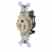 Leviton 5088-I 15 Amp Single Receptacle Turkiye