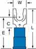 3m MVU14-8FLK 3M  Vinyl Insulated Butted Seam Locking Fork Terminal Turkiye