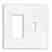 Leviton PJ126-W Combo Wallplate Turkiye