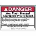 Brady 99455 Arc Flash/Shock Hazard Label Turkiye