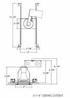 Juno Lighting TC18-184W-WH Round TC Fixture Turkiye