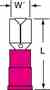 3m MNGI18-187DFX 3M  Female Disconnect Nylon Insulated Turkiye