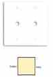 Leviton 86062 Phone/Cable Wallplate