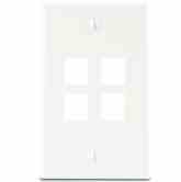 Leviton 41080-4WP Wallplate