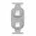 Leviton 41087-2GP Insert Dplx 106 Grey Turkiye