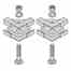 Cooper B-line SB2101AYZ Cooper B-Line  Horizontal Tee Splice Kit