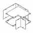 Cooper B-line 1212 L COMBO Cooper B-Line  Wireway 90° Elbow