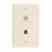 Leviton C2450-I 6p4c/coax Wallplate Iv Turkiye