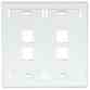 Leviton 42080-4WP Wallplate 2