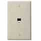 Leviton 40249-T Telephone Wall Jack