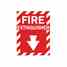 Brady 25717 Fire Sign