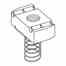Cooper B-line N228ZN(3 / 8) Cooper B-Line  N228ZN(3/8) Spring Nut