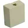 Leviton 40278-I Ivory Telephone Surface Mount Jack 8P8C