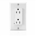 Leviton T5280-W Tamper Resistant Surge Decora Receptacle