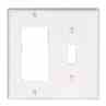 Leviton 80405-W Comb Wallplate
