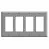 Leviton 80412-GY Decora/GFCI Wallplate