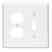 Leviton 80505-W Combo Wallplate