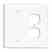 Leviton 80508-I Combo Wallplate