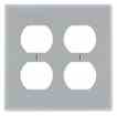Leviton 80716-GY Duplex Wallplate