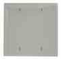 Leviton 80725-GY Blank Wallplate
