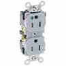 Leviton 8200-GY Hospital Grade Duplex Receptacle