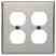 Leviton 84016 Duplex Wallplate