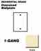 Leviton 86114 Blank Wallplate