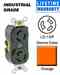 Leviton 4700-IG Locking Duplex IG Receptacle