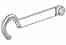 Woodhead 70-1351 /7/ Long Hinged Cap Hook Wh